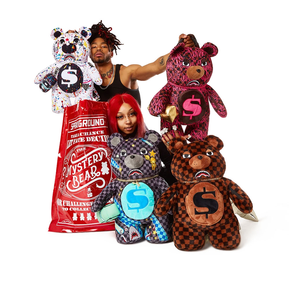 Sprayground, Bags, 3am Nevervsleep Teddy Bear Backpack By Sprayground