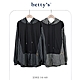 betty’s貝蒂思　格紋拼接連帽長袖T-shirt(共二色) product thumbnail 10