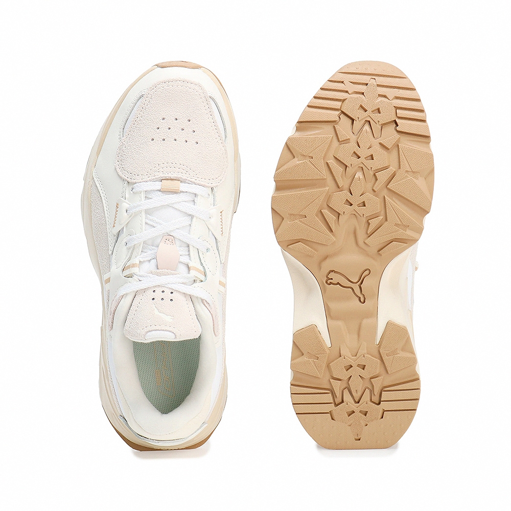 Puma Orkid Selflove Wns 女白色奶油底厚底老爹鞋休閒鞋39321101