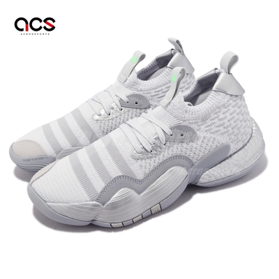 adidas 籃球鞋 Trae Young 2 男鞋 灰 銀 崔楊 針織 襪套 愛迪達 Dash Grey HQ0997