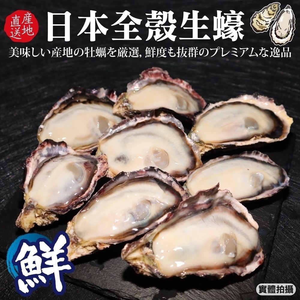 【海陸管家】日本廣島帶殼生蠔5kg (約45-65顆)