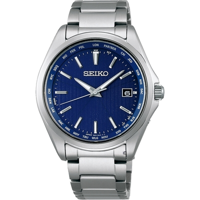 SEIKO 精工 經典太陽能電波錶-7B75-0AA0B(SBTM289J)