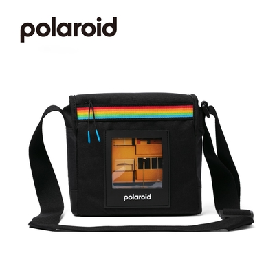 Polaroid 相機包 黑+黑肩帶