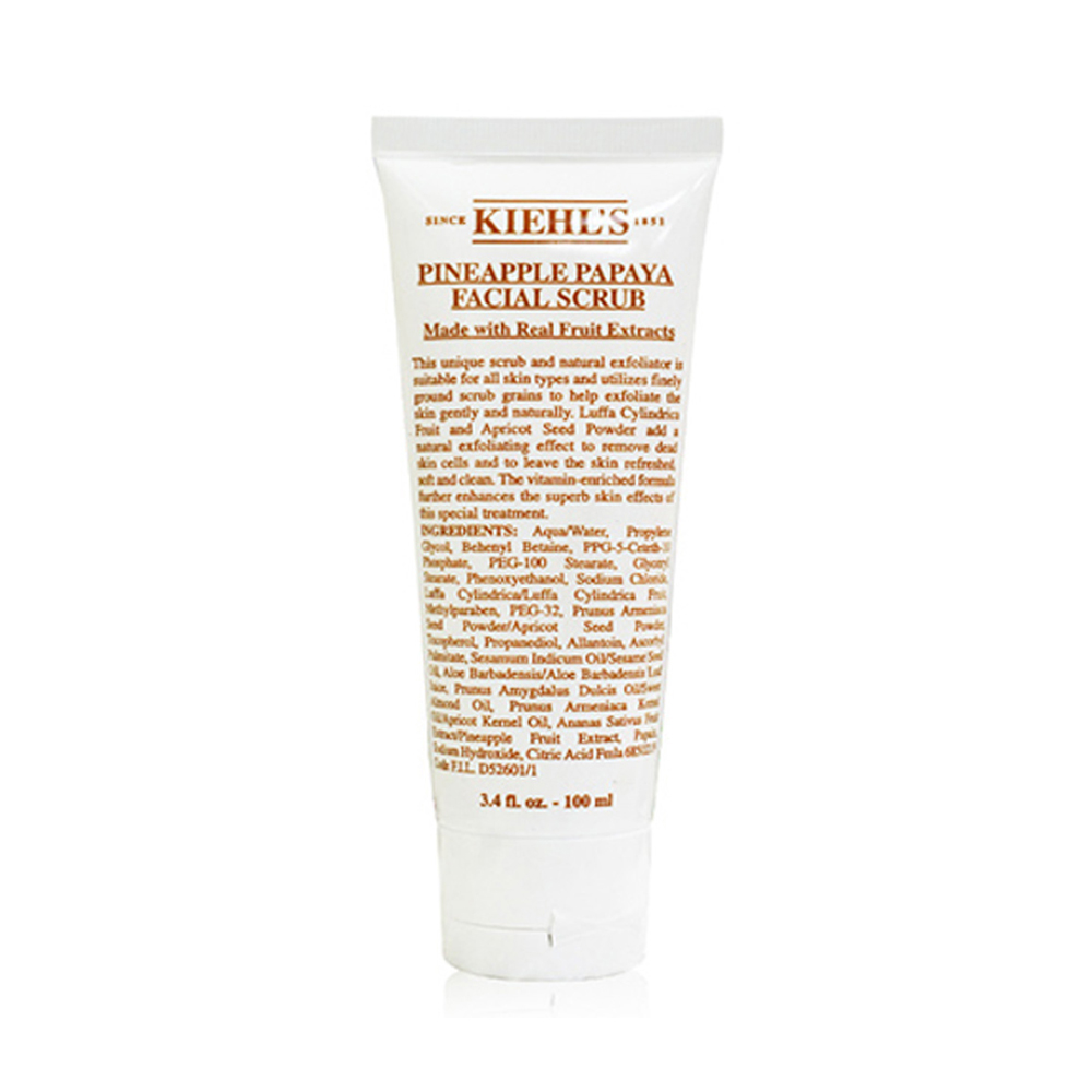 KIEHLS 契爾氏 鳳梨木瓜去角質乳霜 100ml