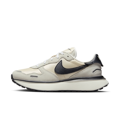 NIKE PHOENIX WAFFLE 女休閒運動鞋-米灰黑-FD2196100