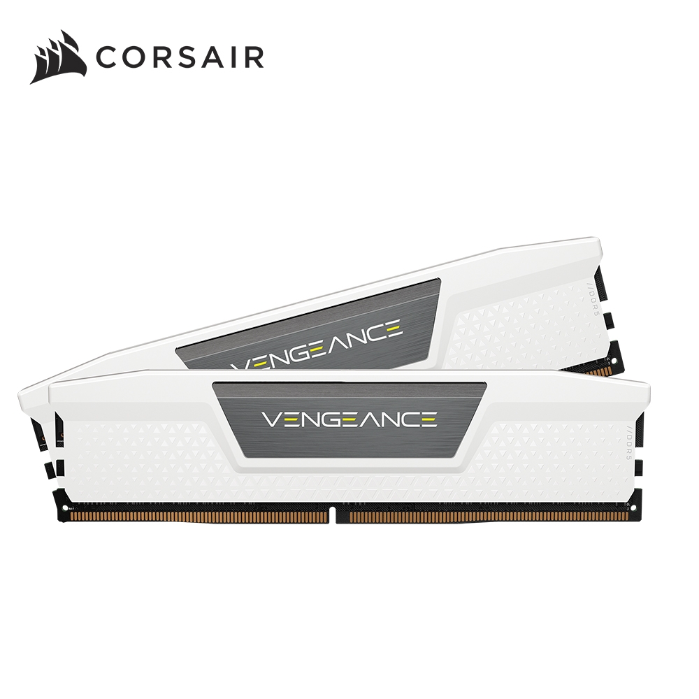 海盜船CORSAIR Vengeance DDR5 5600MHz 32G(16GBx2)雙通/白CL36-36-36