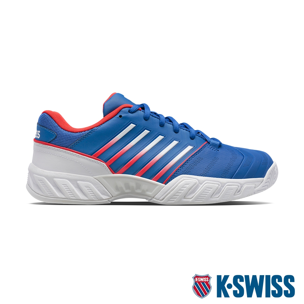 K-SWISS Bigshot Light 4輕量進階網球鞋-男-藍/紅
