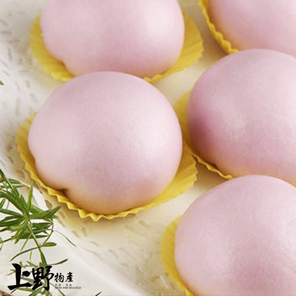 【上野物產】餐廳用 老麵發酵芋泥包 x6包（360g±5%/12個/包）香芋包