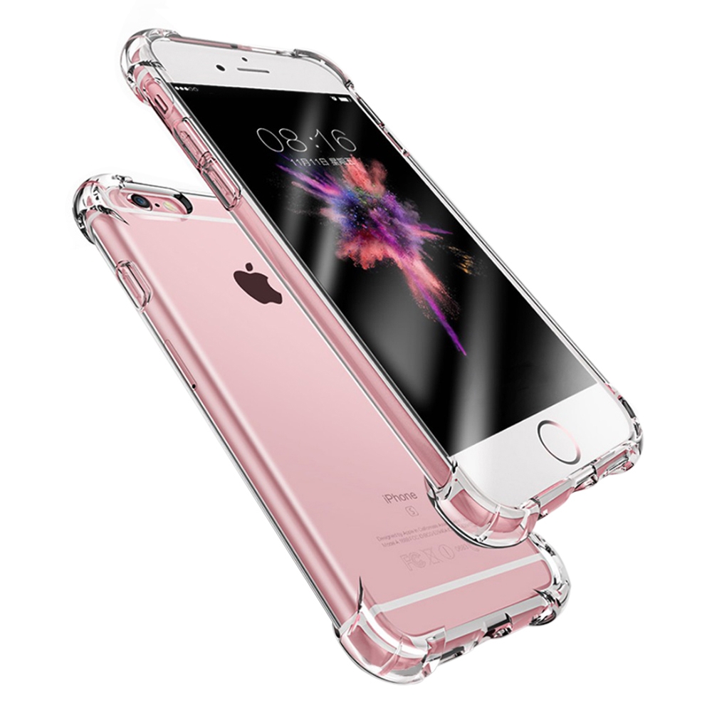 iPhone6 6s 手機保護殼 透明四角防摔殼 氣囊防摔保殼套