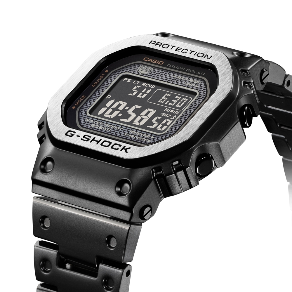 G-SHOCK 電波 藍牙 太陽能電力 全金屬 黑灰 經典系列 GMW-B5000MB-1_43.2mm | G-SHOCK | Yahoo奇摩購物中心