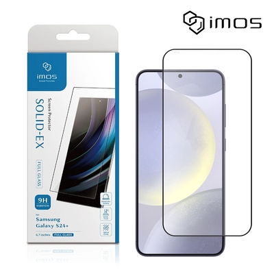 iMos Samsung Galaxy S24+ 9H強化玻璃保護貼