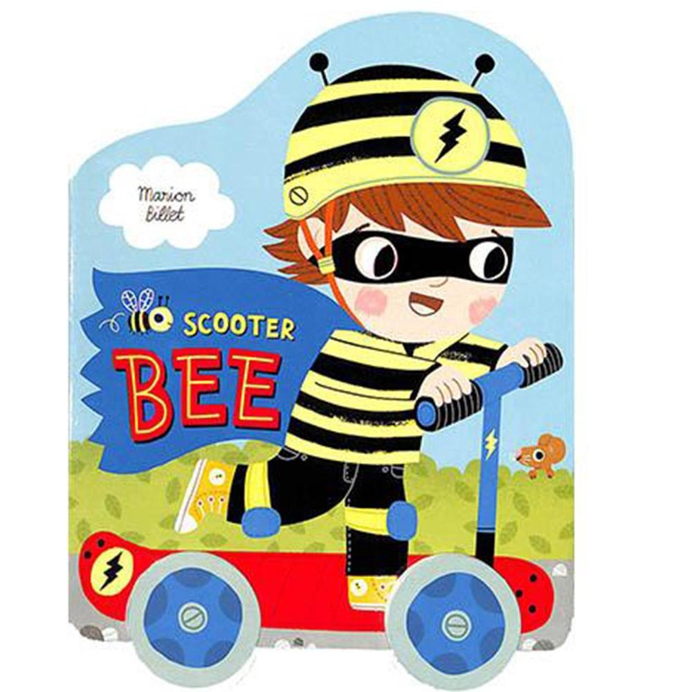 Scooter Bee 蜜蜂男孩出任務輪子轉轉硬頁書 | 拾書所
