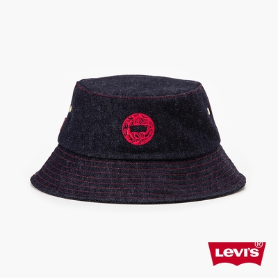 Levis 新年限定 男女同款 丹寧漁夫帽 / 龍年刺繡款