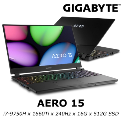 AERO 15 電競筆電 i7-9750H / GTX 1660 Ti