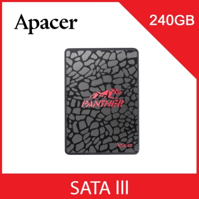 Apacer  AS350系列PANTHER黑豹 SATA III 固態硬碟 240G