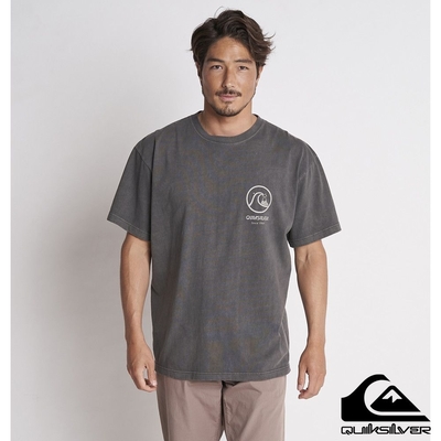 【QUIKSILVER】GONE WORDS VINTAGE T恤 黑灰