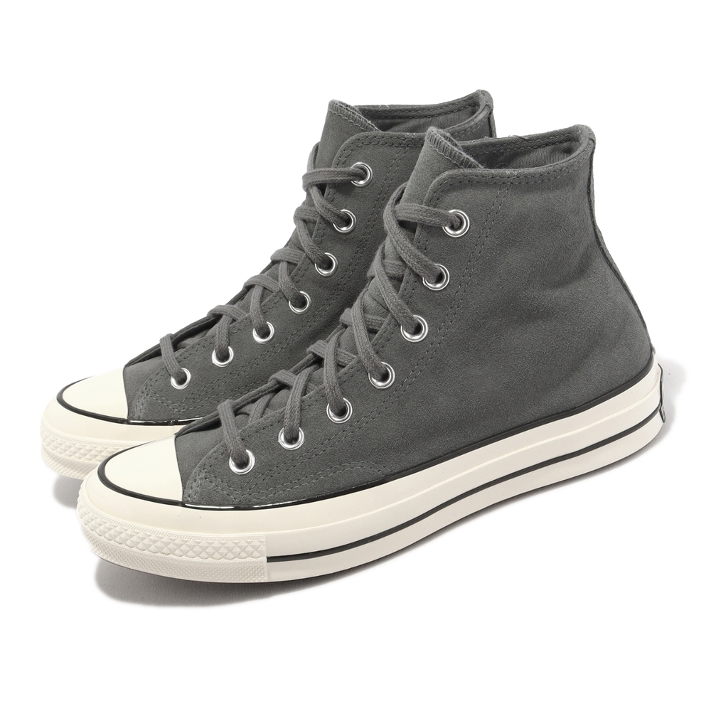 Converse 帆布鞋 Chuck 70 HI 男鞋 女鞋 深灰色 復古 奶油底 高筒 1970 A02753C