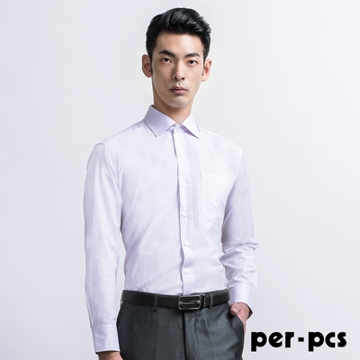 per-pcs商務紳士直紋長袖襯衫(714453)