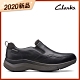 Clarks UN 運動休閒 防潑水Wave弧形大底設計男便鞋 黑色 product thumbnail 2