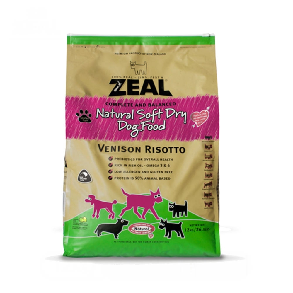 紐西蘭ZEAL真致 純淨低敏鹿肉犬糧 12KG/26.5LBS (ZE-V12)