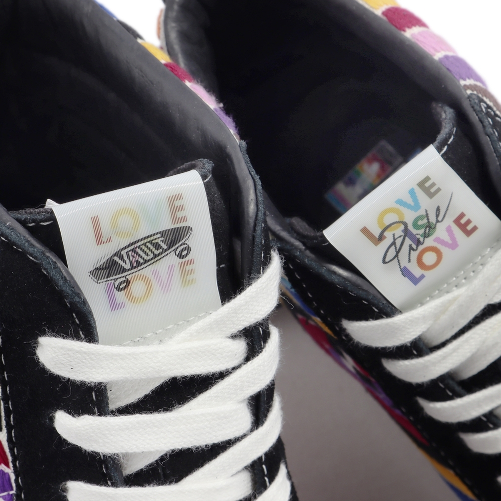 Vans SK8-Hi Reissue VLT LX Vault 彩色Love Wins 男女鞋高筒電繡