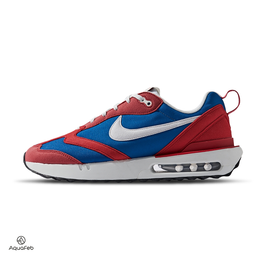 Nike Air Max Dawn 男鞋 女鞋 藍紅色 復古 麂皮 運動 氣墊 休閒鞋 DJ3624-400