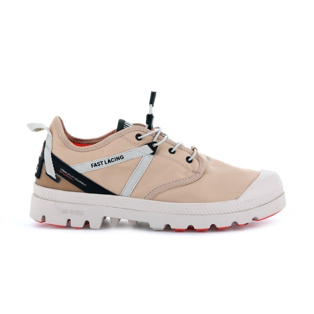 PALLADIUM OX TRAVEL LITE+ WP+~DESERT 男女 輕量低筒防水靴 沙色-77338274