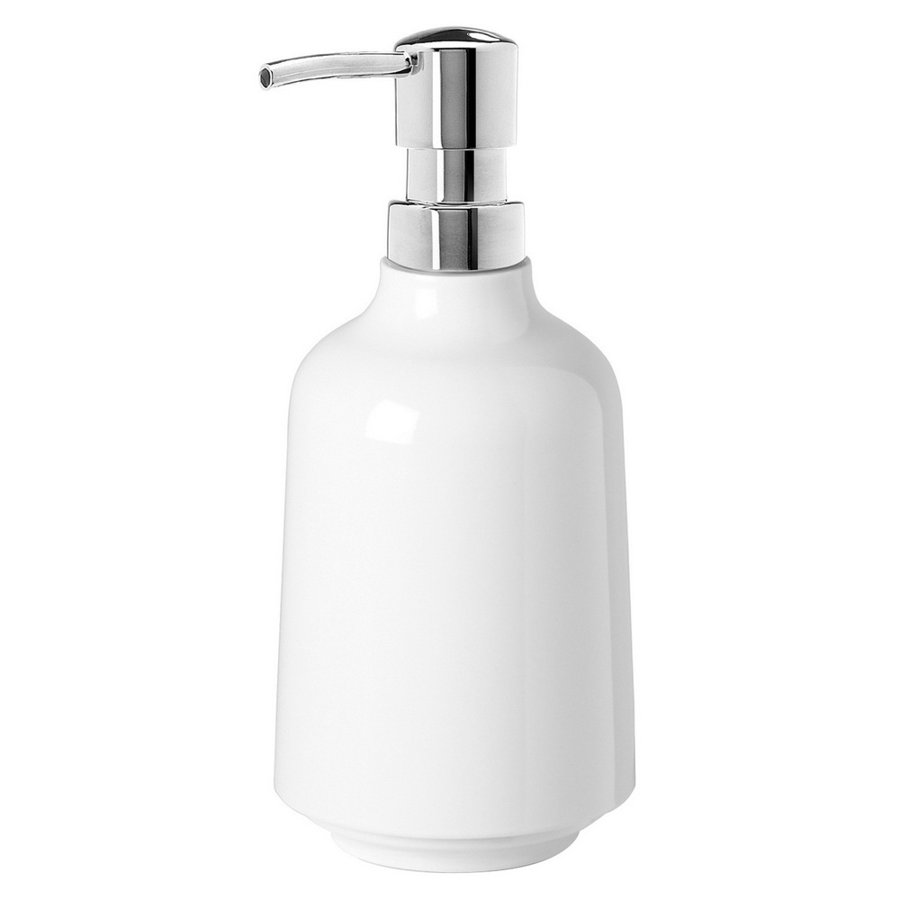 《Umbra》Step洗手乳罐(雲朵白385ml) | 按壓瓶 分裝瓶 乳液瓶 沐浴乳罐
