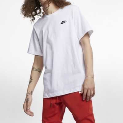 Nike NSW CLUB TEE 男短袖上衣 白-AR4999101