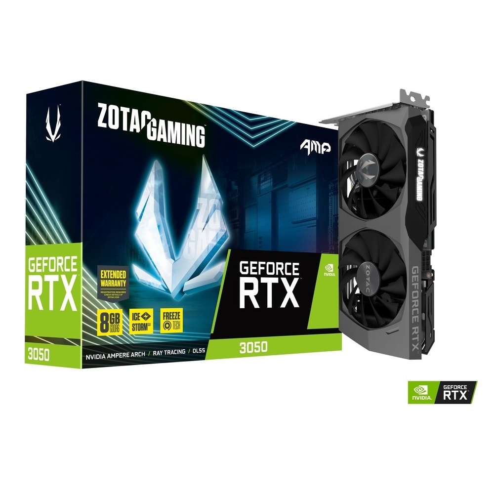 ZOTAC索泰 ZOTAC GAMING GeForce RTX 3050 AMP 顯示卡