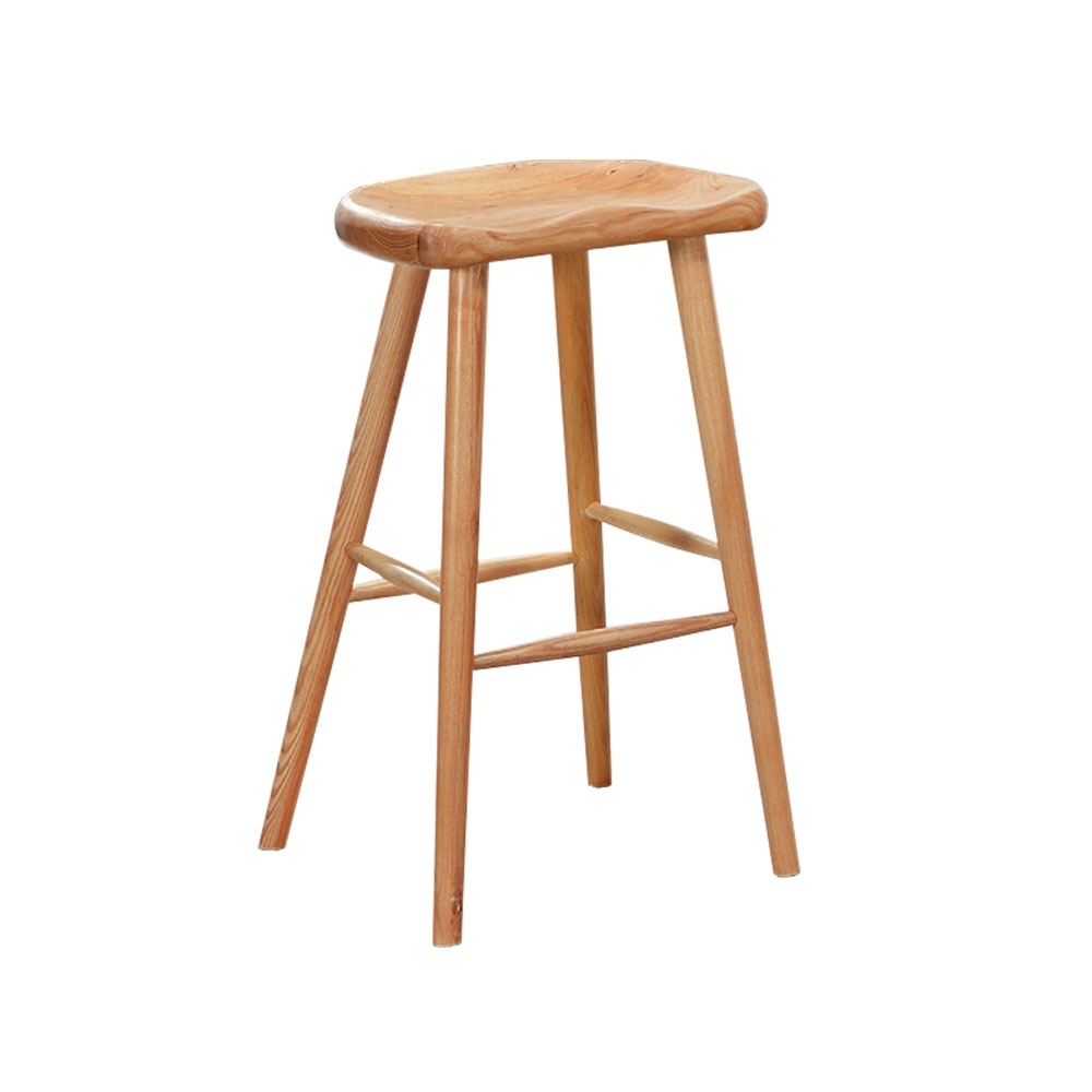 柏蒂家居-巴特萊實木餐椅/吧台椅/高腳椅(單椅)-38x30x71cm
