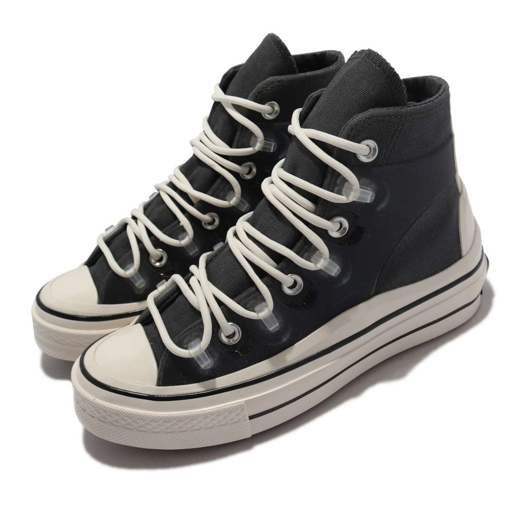 Converse 休閒鞋 Chuck 70 Utility 男女鞋 復古奶油底 情侶穿搭 帆布 三星標 深灰 米白 172937C