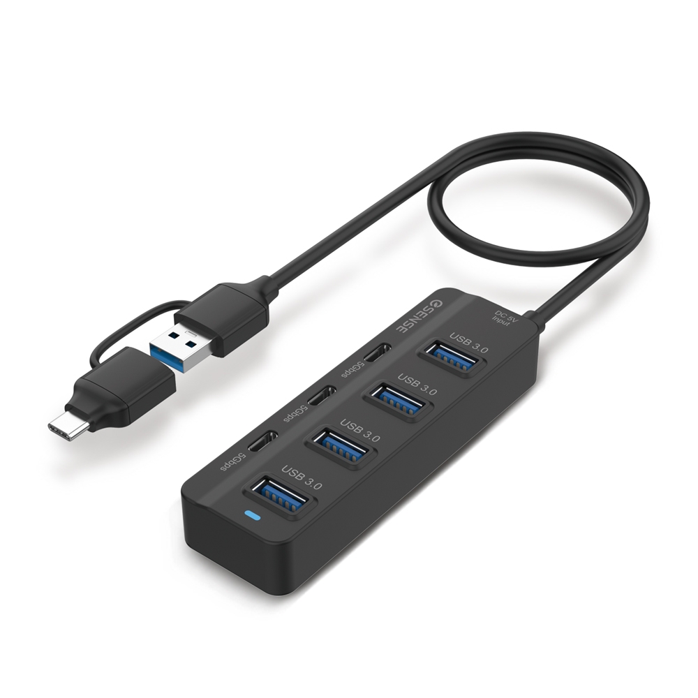 Esense  4A+3C 7 Port USB3.0集線器743