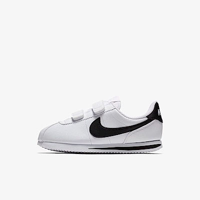 Nike Cortez Basic Sl (psv) [904767-102] 中童鞋 運動 休閒 基本 慢跑 白 黑