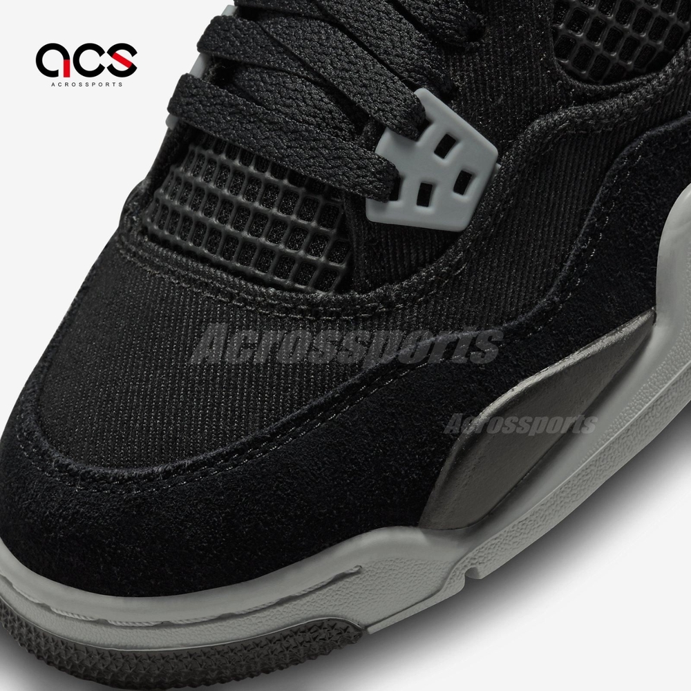 Nike Air Jordan 4 Retro SE GS Black Canvas 黑小阿姆女鞋大童DV0553