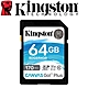 Kingston 金士頓 64GB SDXC UHS-I U3 V30 記憶卡 SDG3/64GB product thumbnail 1