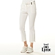 【Lynx Golf】Korea 女款韓國進口商品造型褲耳D型環設計褲口特殊造型平口休閒長褲-白色 product thumbnail 2