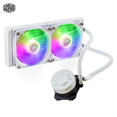 Cooler Master MasterLiquid 240L Core  ARGB 水冷散熱器 白色