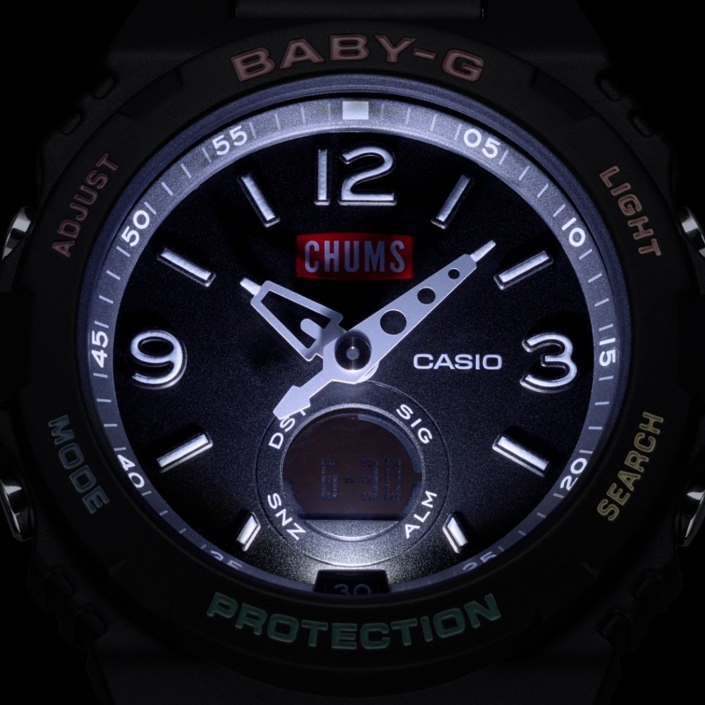 CASIO卡西歐 BABY-G 露營風潮 CHUMS聯名 BGA-260CH-1A_42.4mm | BABY-G | Yahoo奇摩購物中心