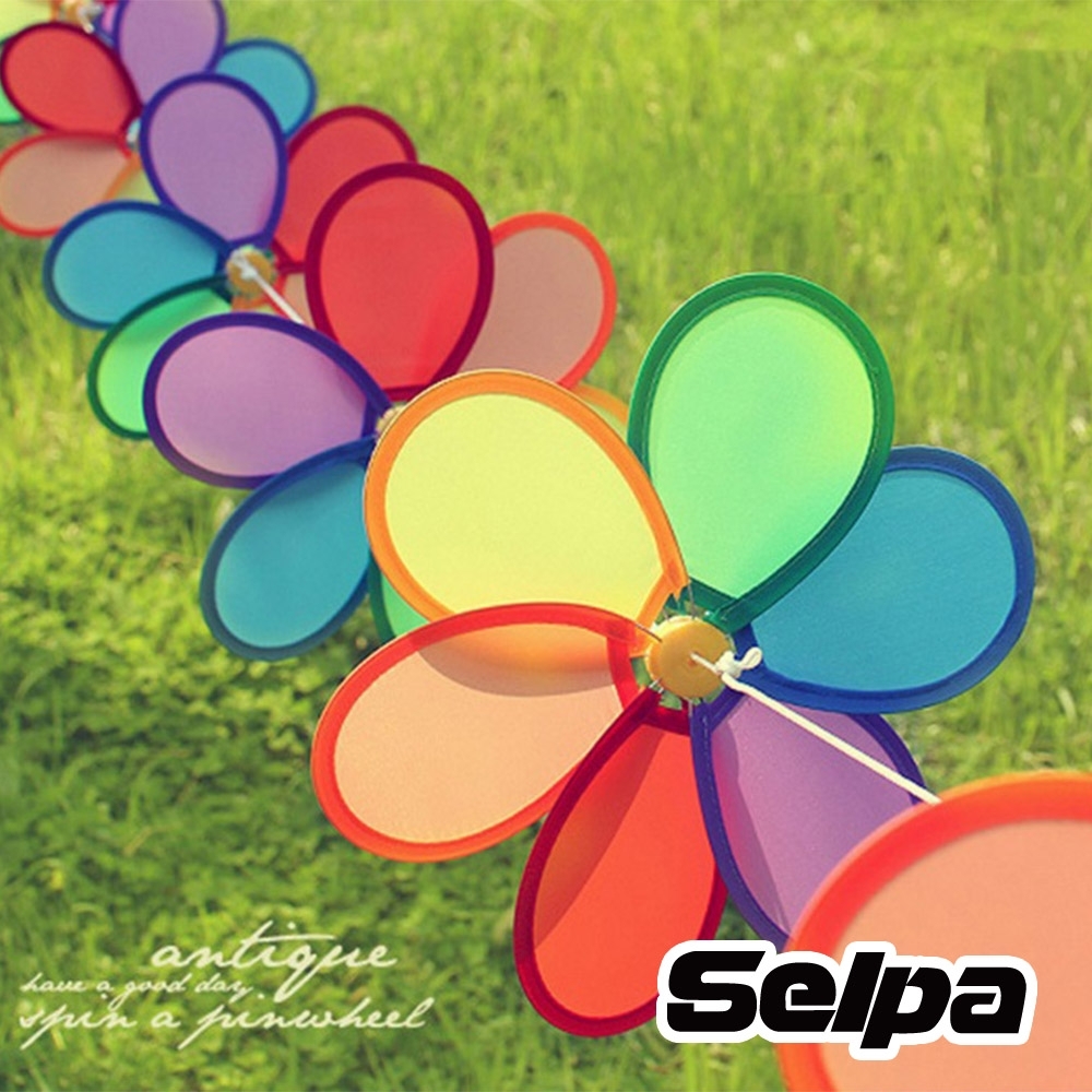 韓國SELPA 繽紛飾品 花朵串旗 掛旗 8P