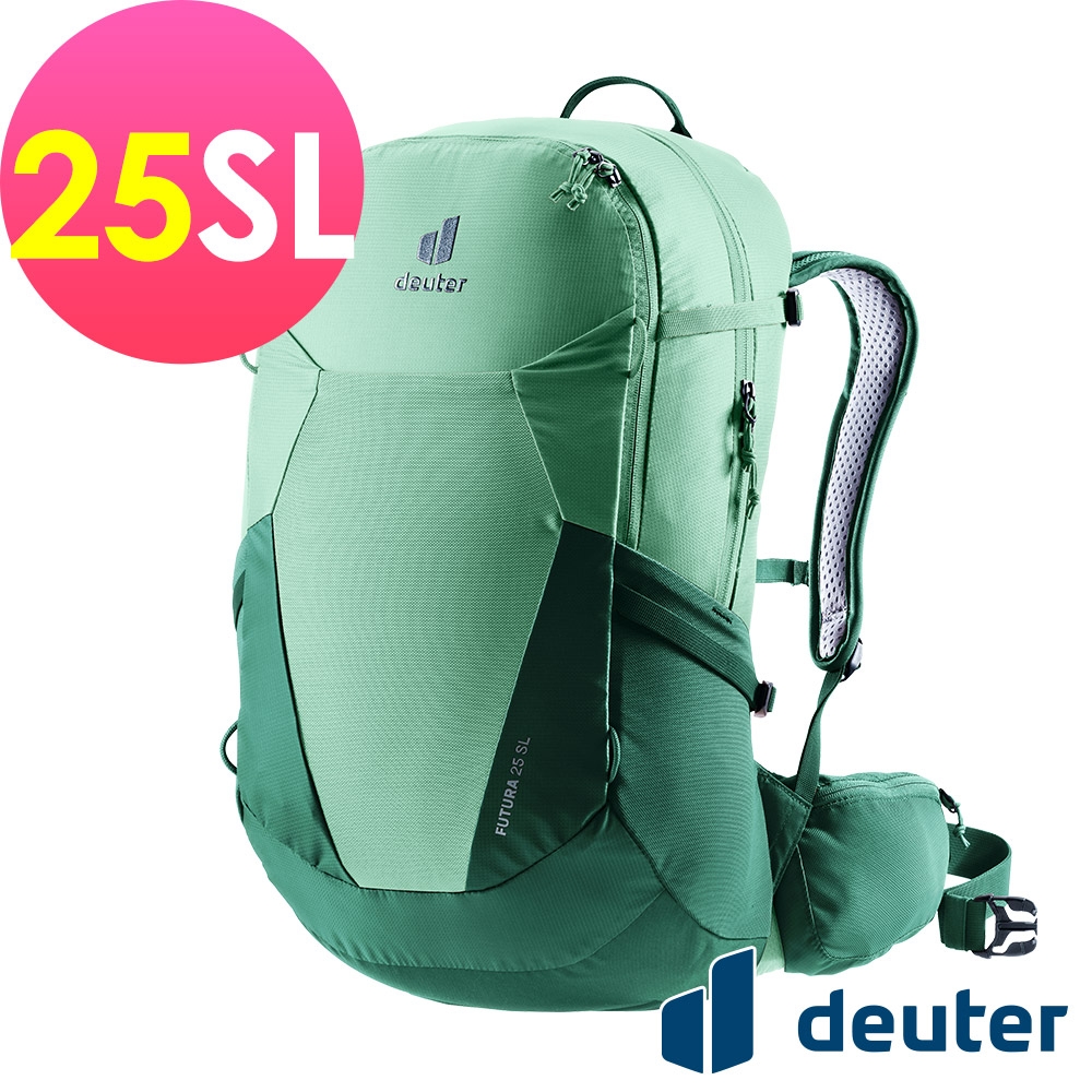 【deuter 德國】 FUTURA  25SL透氣網架背包3400221綠/登山包/健行包/戶外休閒包*