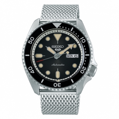 SEIKO 精工錶 5 Sports 復古米蘭帶 機械錶 4R36-07G0D(SRPD73K1)42.5mm