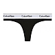 Calvin Klein Modern Cotton Thong 棉質寬腰帶 女內褲 丁字褲/CK內褲-黑色 product thumbnail 1