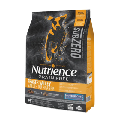 【Nutrience 紐崔斯】SUBZERO黑鑽頂極無穀犬糧+營養凍乾-火雞肉+雞肉+鮭魚2.27kg