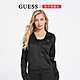 GUESS-女裝-復古回歸三杠休閒外套-黑 原價3990 product thumbnail 1