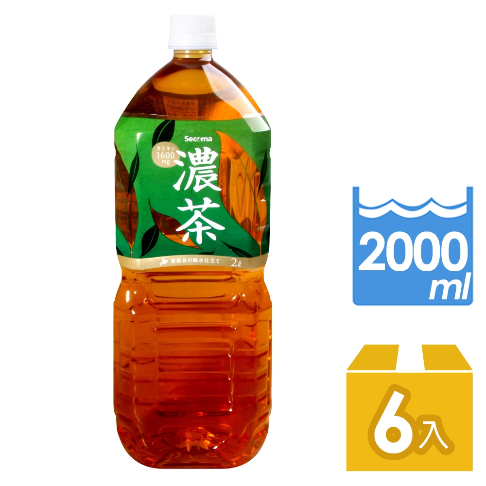 SECO濃口綠茶(2000ml*6入)