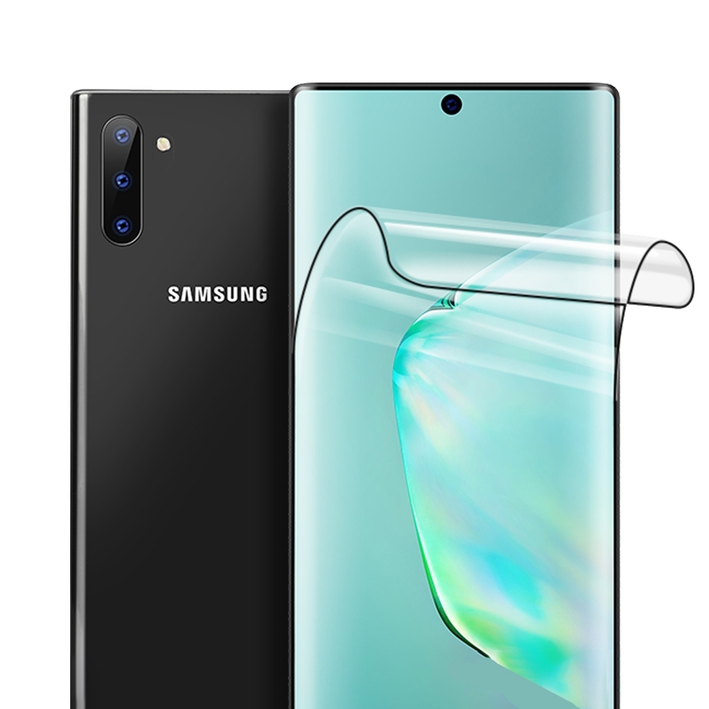 三星 Galaxy Note 10全膠 高清 曲面黑 軟膜 手機 保護貼 Note10保護貼 Note10