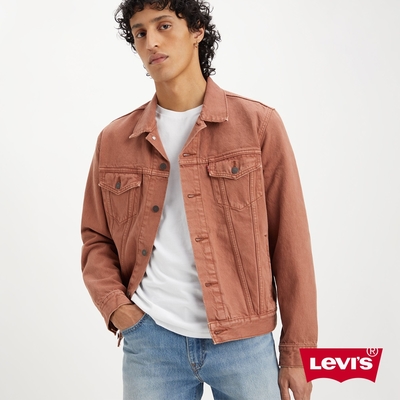 Levis 男款 Type3經典修身版牛仔外套 / 鐵蝕棕洗舊