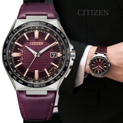CITIZEN 星辰 GENTS限量 光動能 鈦金屬萬年曆電波紳士腕錶-42.5mm CB0216-07W