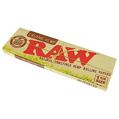 RAW 西班牙進口-ORGANIC HEMP 1 1/4-有機麻天然捲煙紙*3包